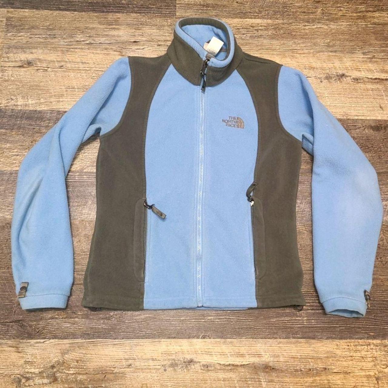 North Face Zip front fleece jacket in a size small. ... - Depop