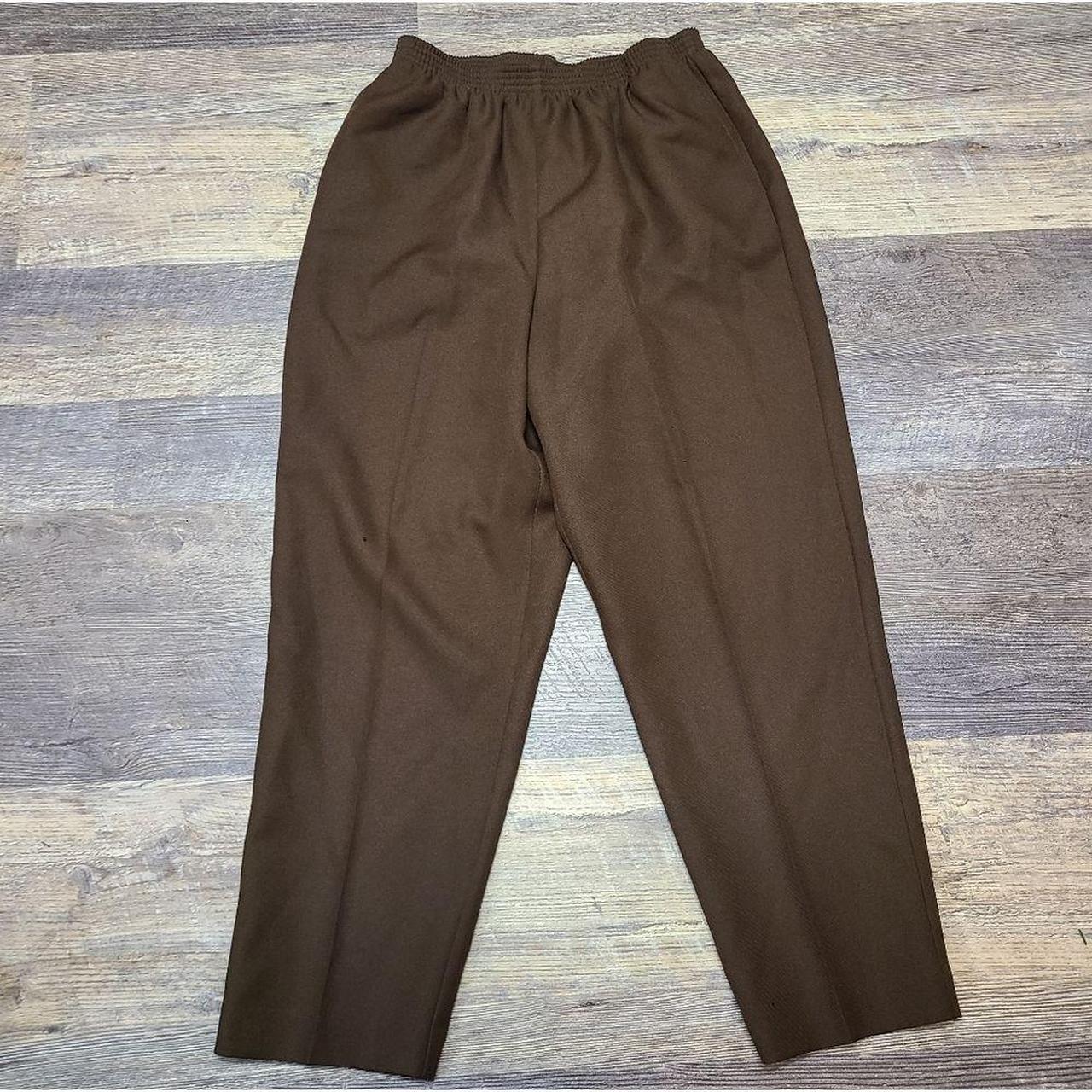alfred dunner brown pants