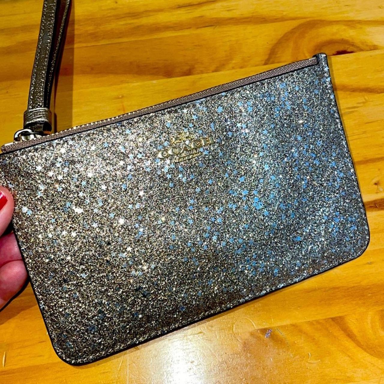 Coach glitter wallets 2024 for women