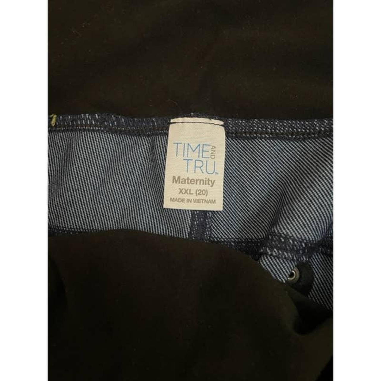 Time and Tru Maternity Straight Leg Jeggings, 27 - Depop