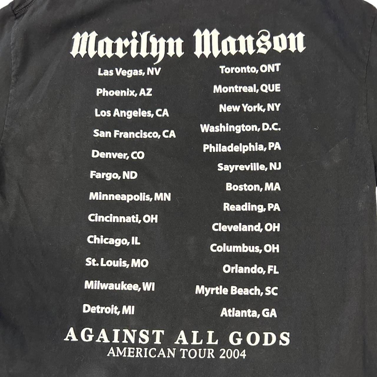 2004 Marilyn Manson Lest We Forget American Tour...