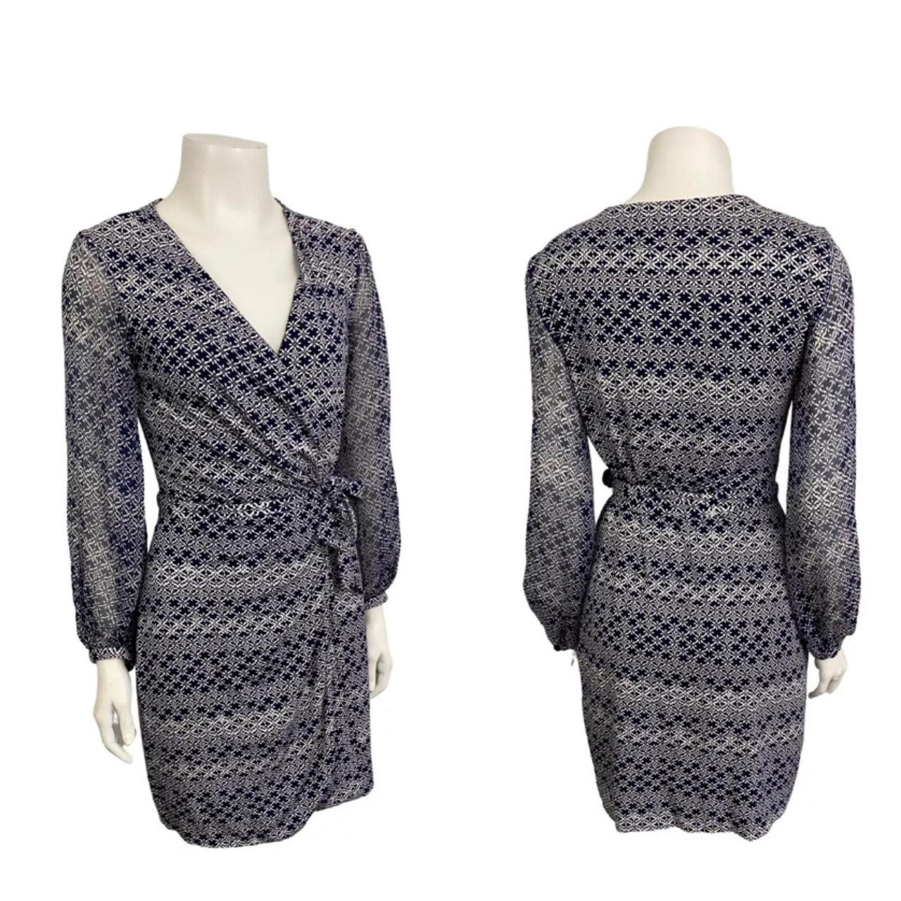 Diane Von Furstenburg DVF Sigourney Wrap Dress Silk | Depop