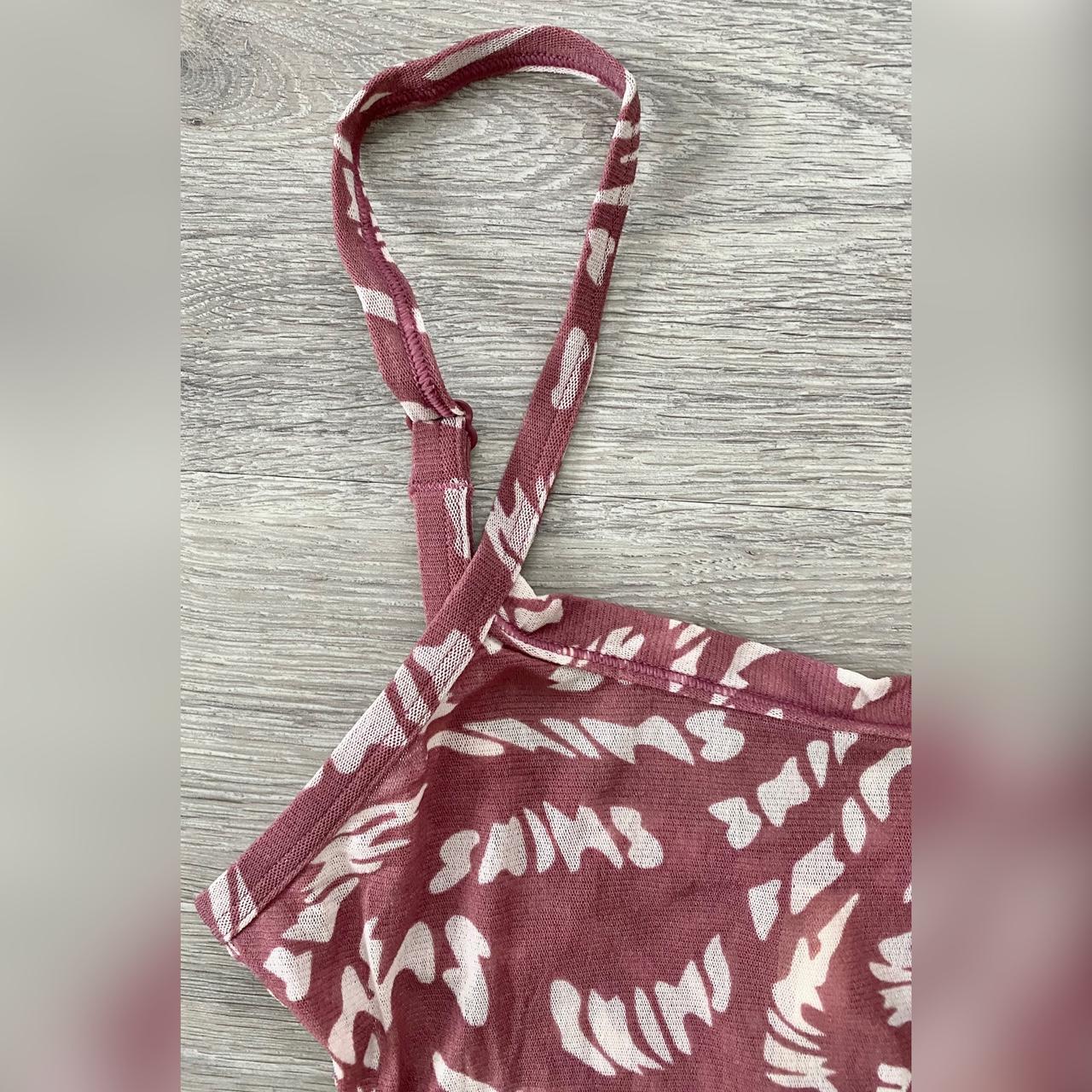 SKIMS Summer Mesh Strappy Bodysuit Raspberry Swirl Size Small