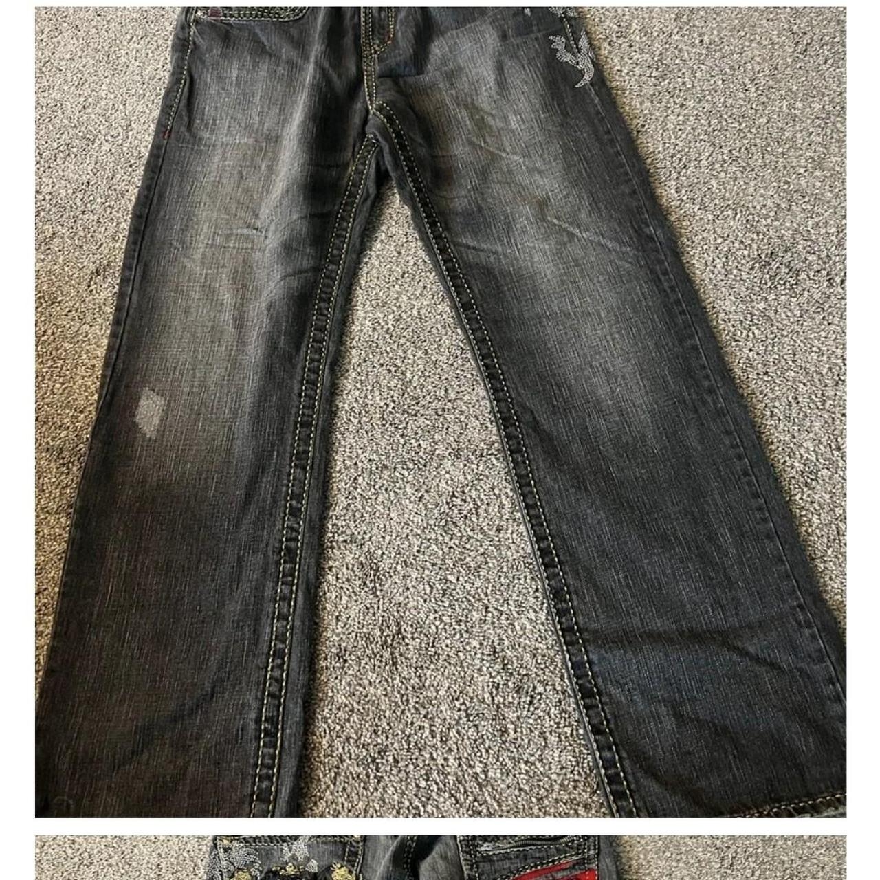 Y2K Ruthless Art Jeans (34