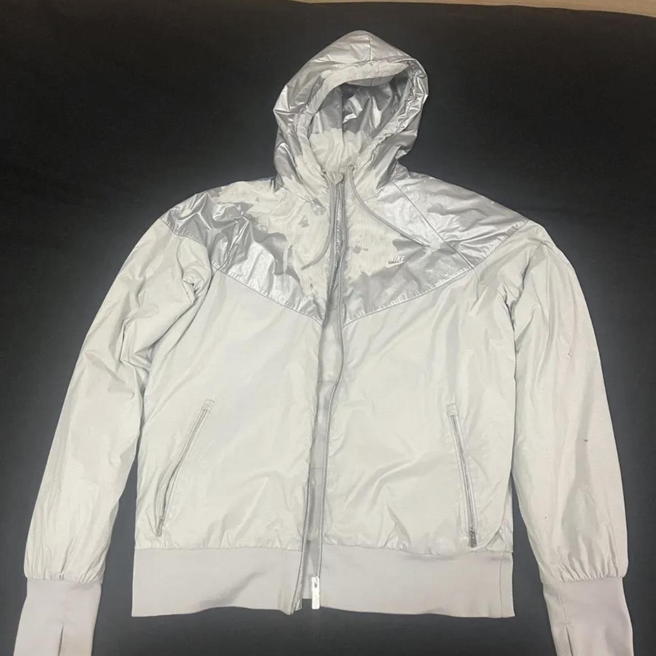 mens nike jacket white