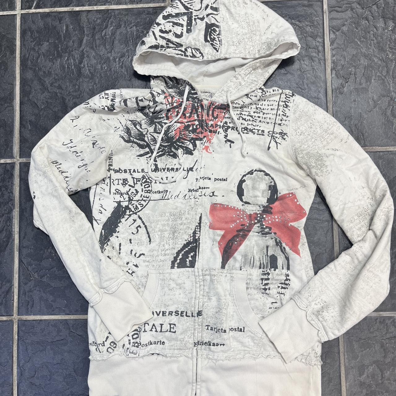 Y2k zip-hoodie - Depop