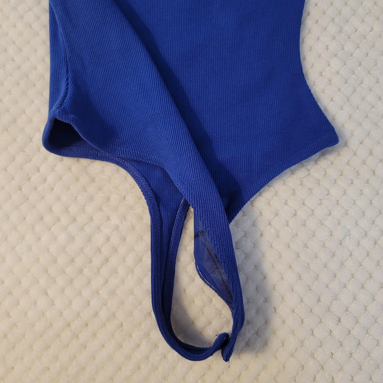 Blue bodysuit. Turtle neck. New with tags. Perfect... - Depop