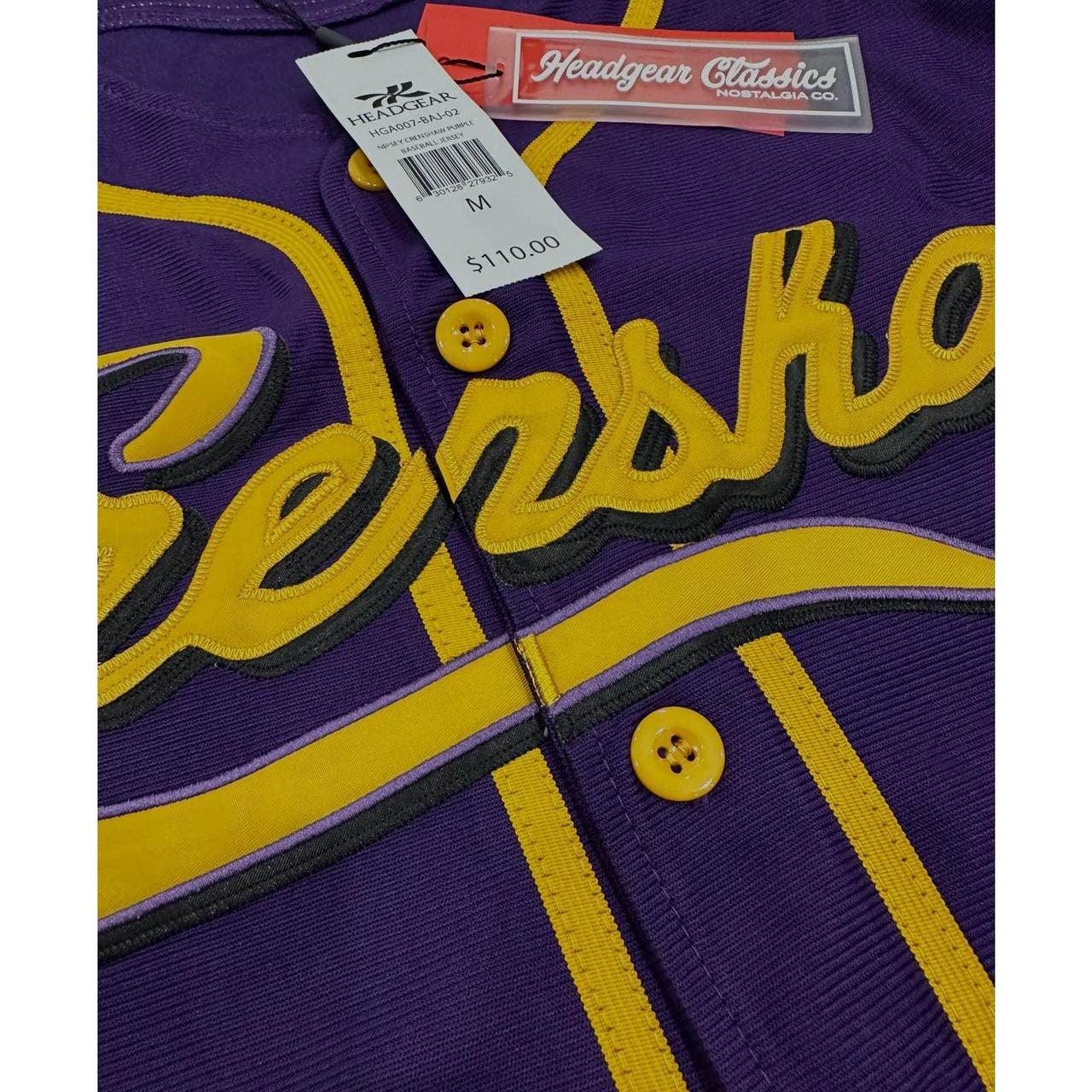 Headgear Classic Crenshaw Baseball Jersey NIPSEY HUSSLE KOBE BRYANT Size M