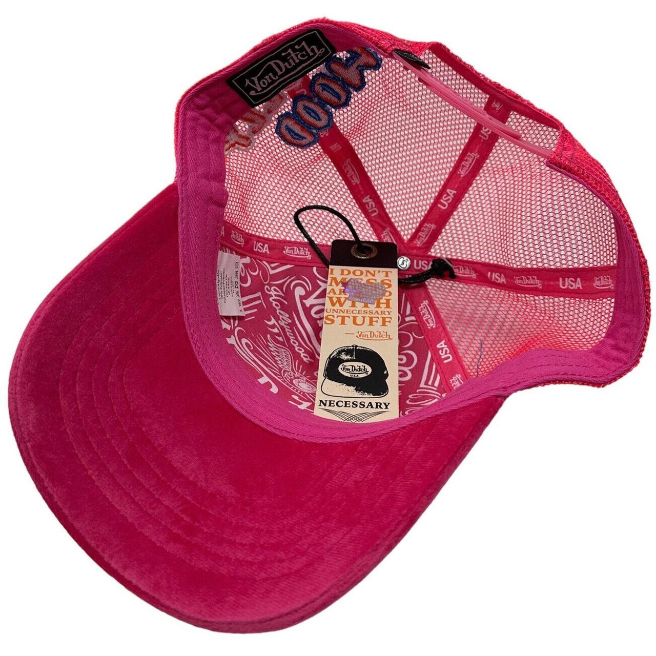 Brand deals New with tags Von Dutch pink polka dot trucker