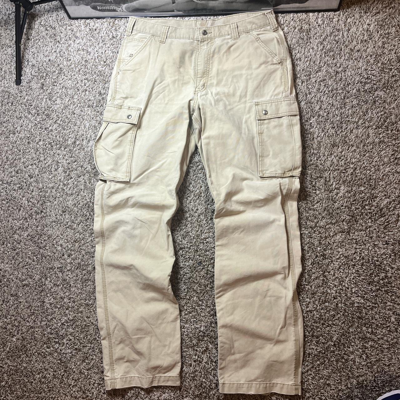 Mens cargo Carhartt pants Size: 38x36 Color:... - Depop