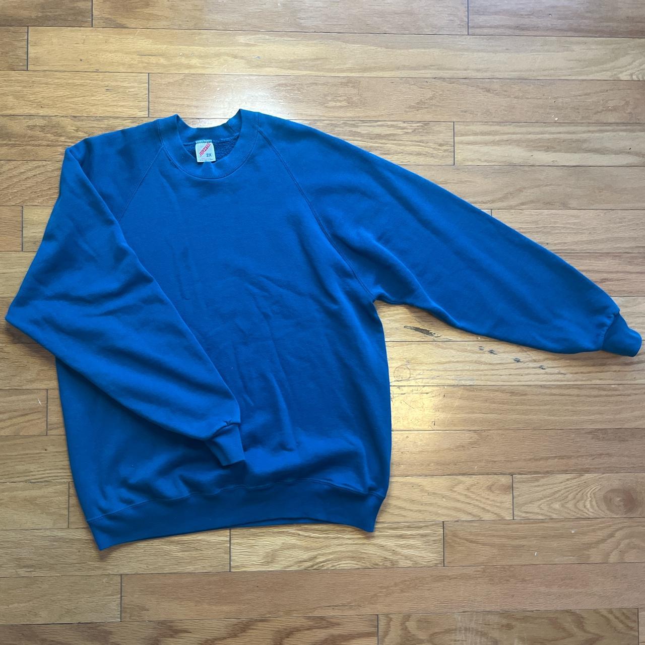 Jerzees Men's Green Sweatshirt Depop