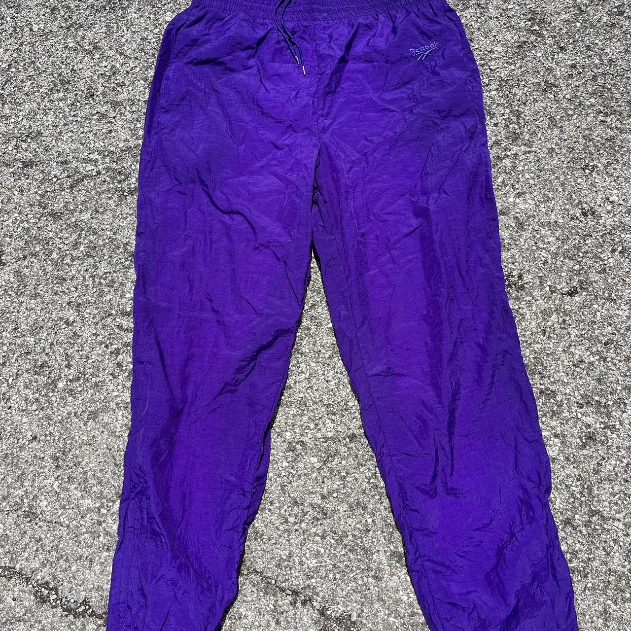 Reebok sweatpants store mens purple