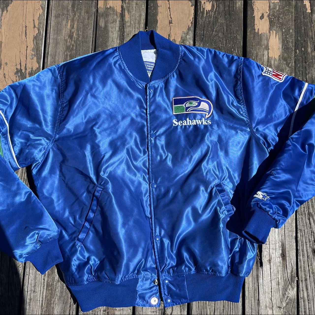 Vintage NFL Seattle Seahawks Leather Jacket - Maker of Jacket