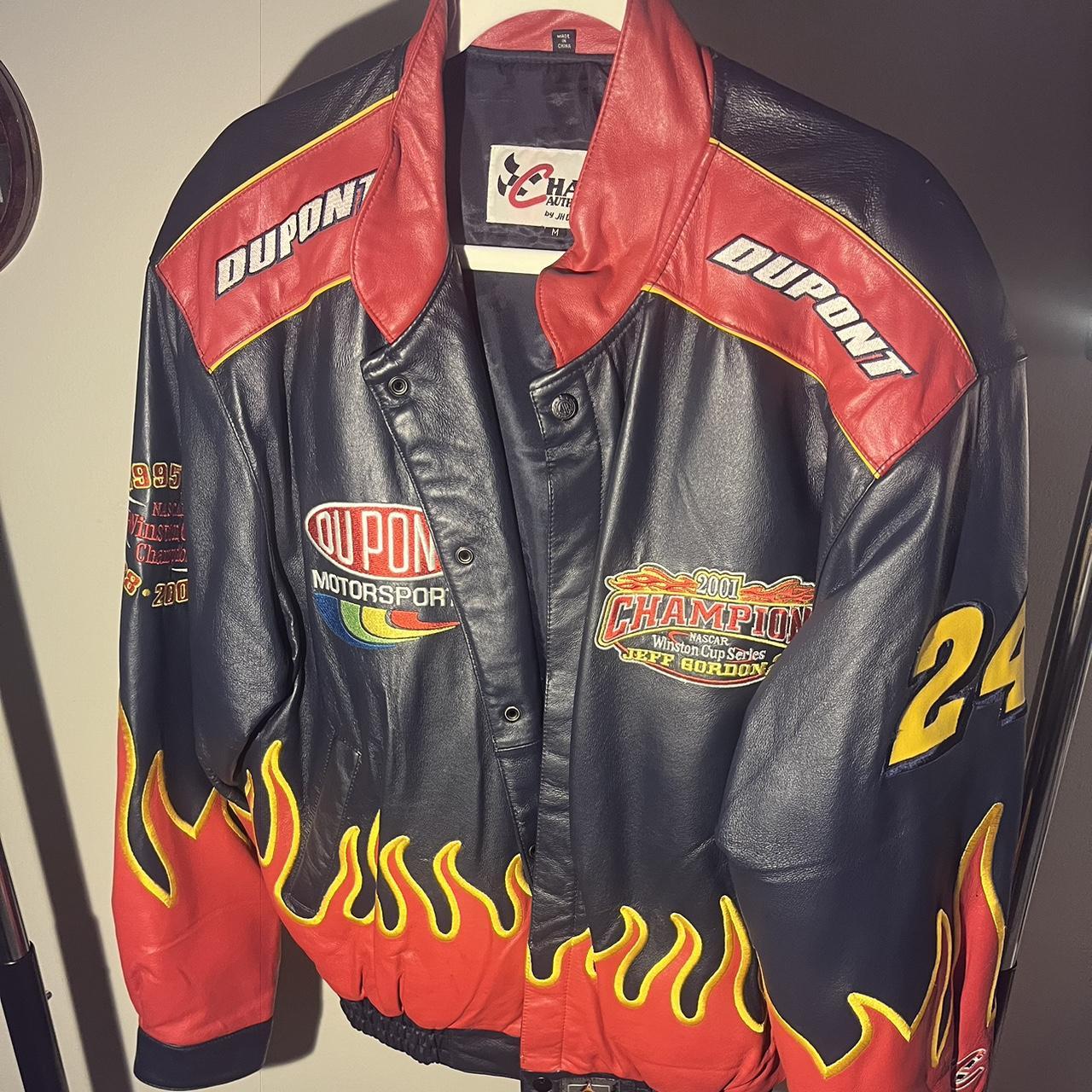 Chase authentics jeff gordon clearance leather jacket