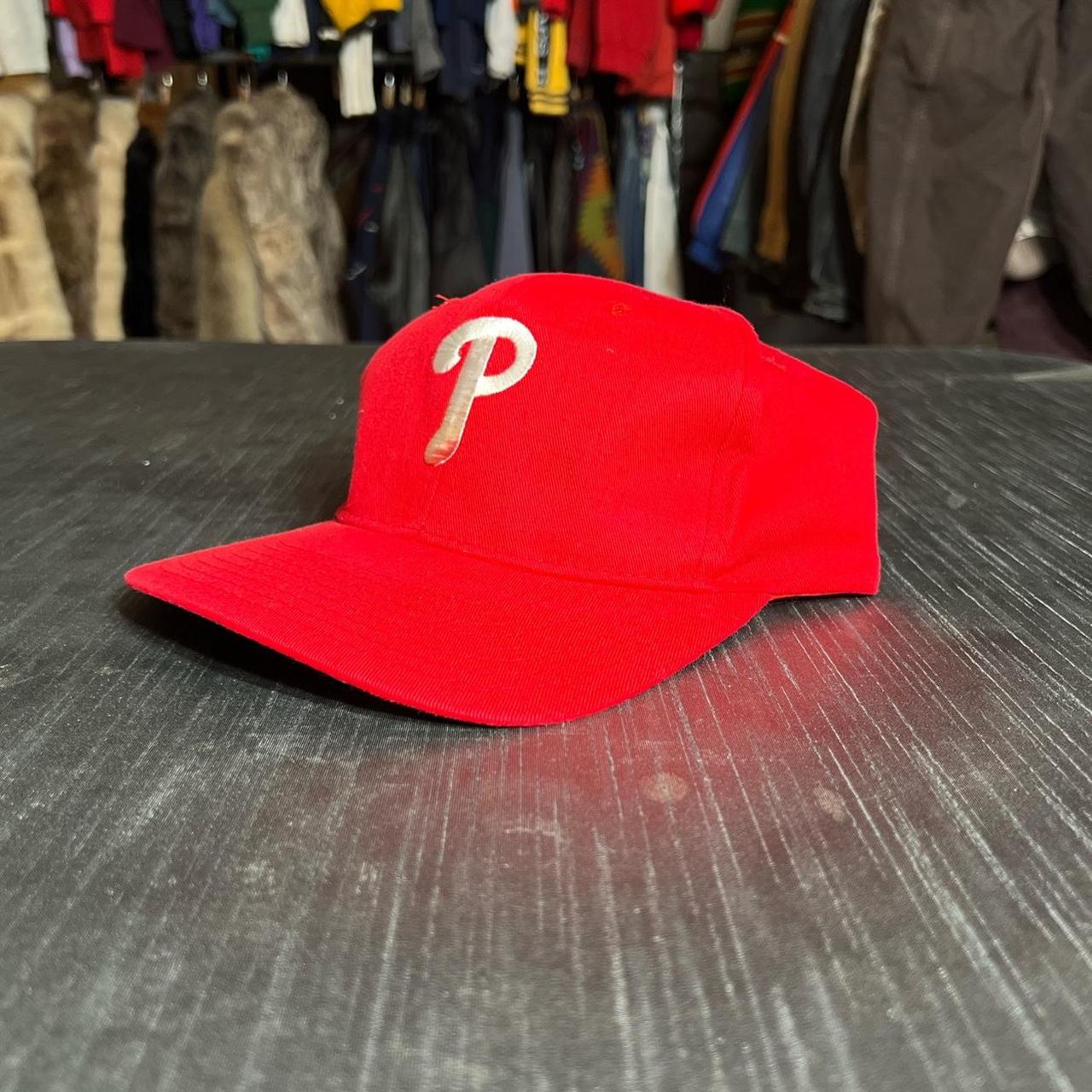 PHILADELPHIA PHILLIES VINTAGE 90s MLB SNAPBACK HAT - Depop