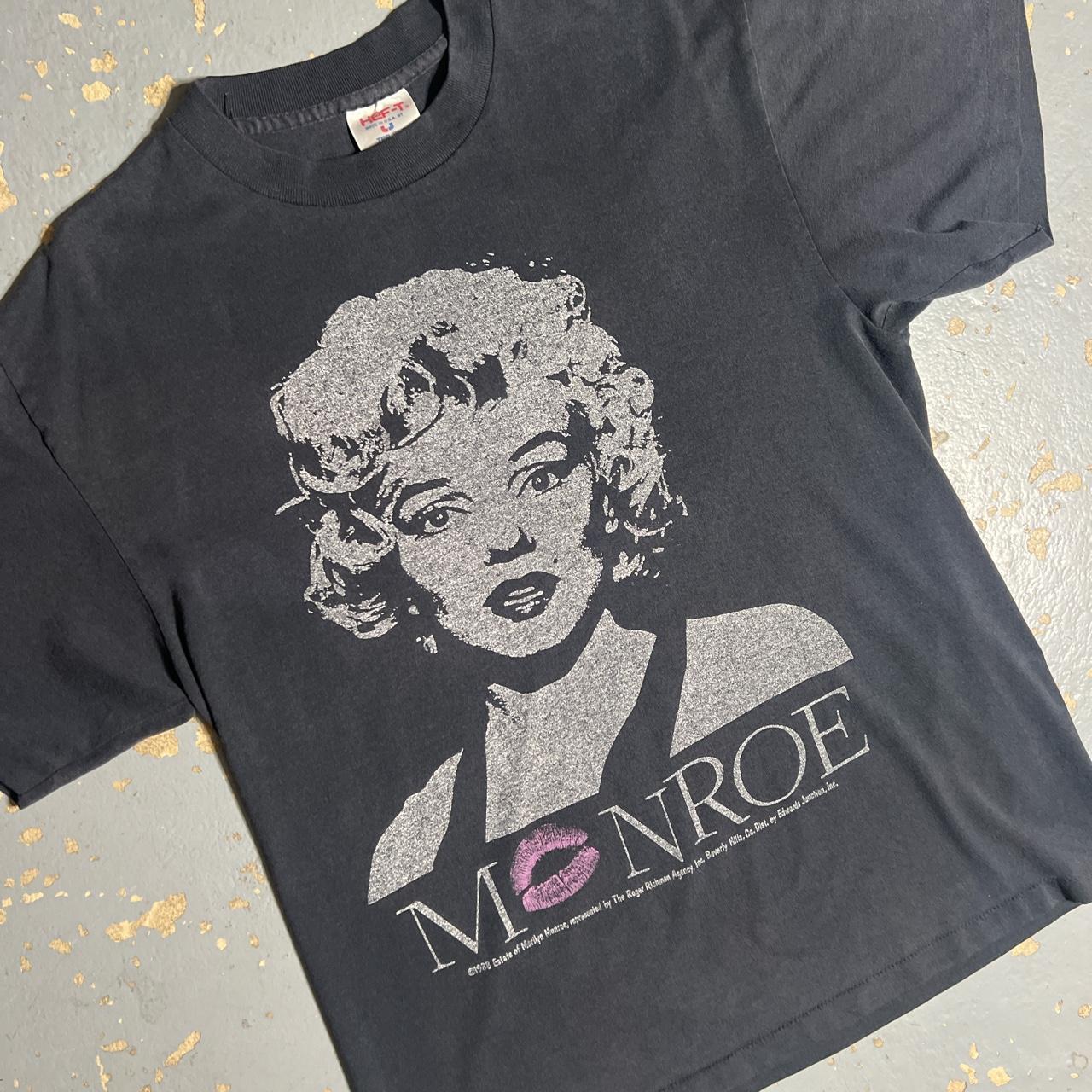 Vintage 1988 Marilyn Monroe Faded Graphic... - Depop