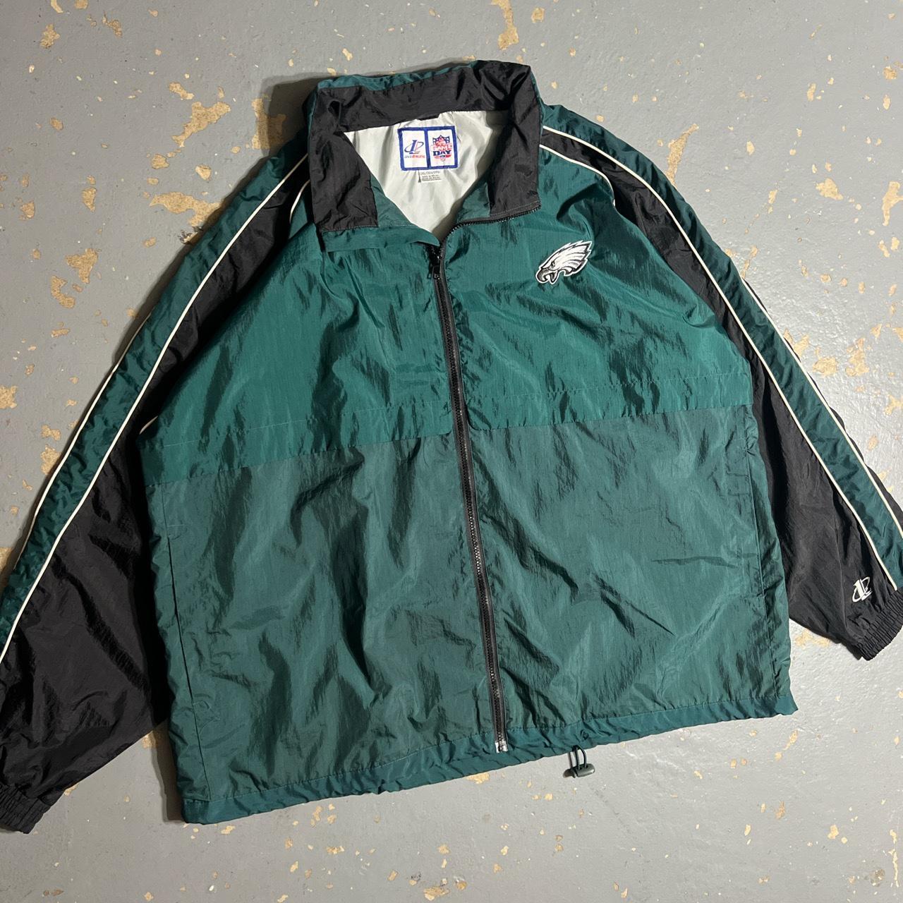 Philadelphia Eagles NFL Vintage 90's AJD Spell Out - Depop