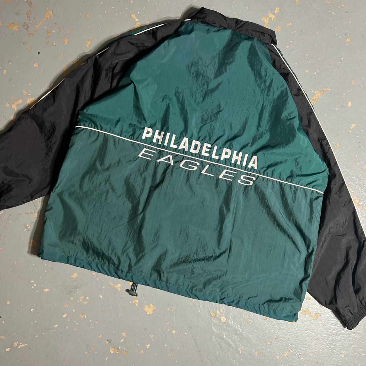 Philadelphia Eagles NFL Vintage 90's AJD Spell Out - Depop