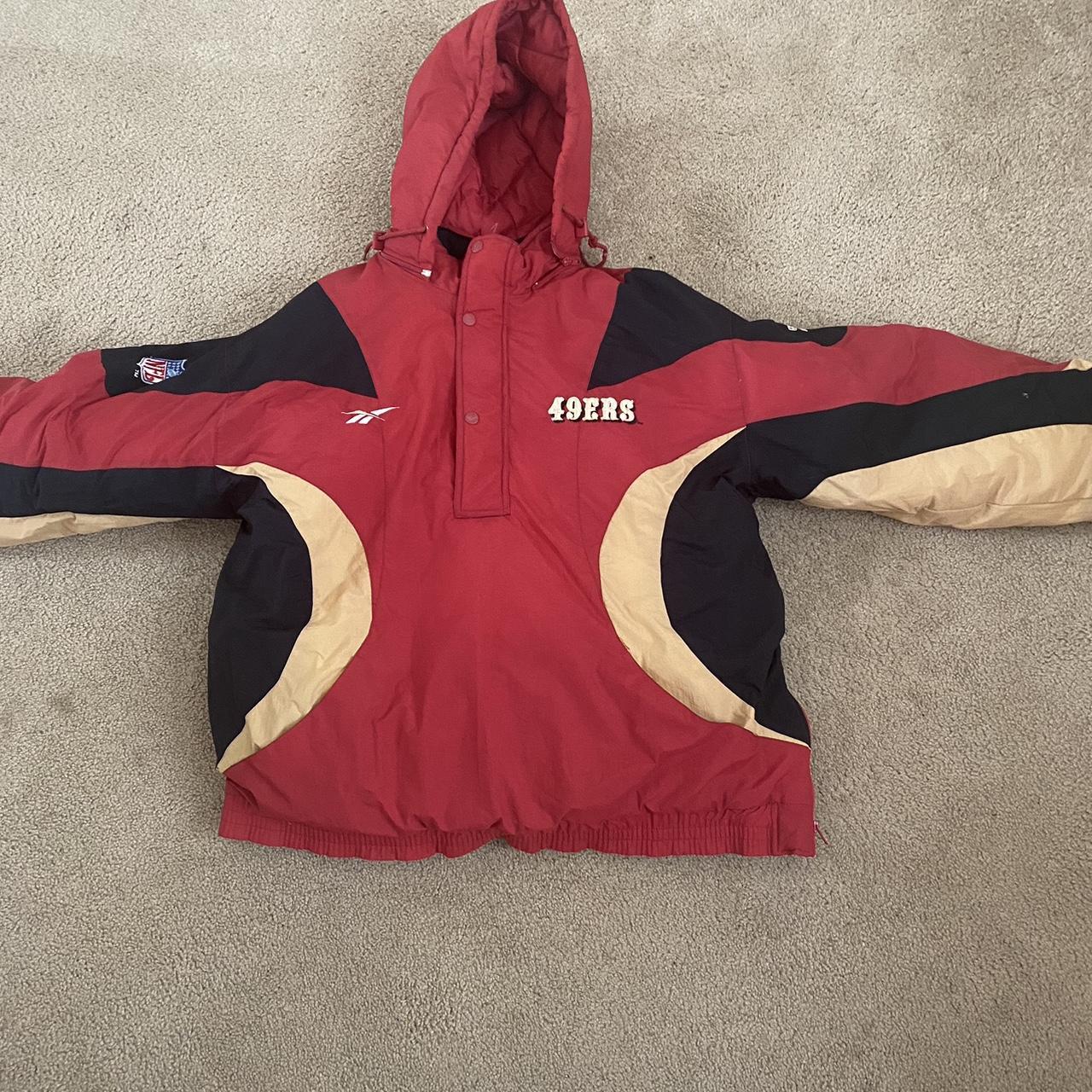 1994 Reebok 49ers jacket. This thing is absolutely - Depop