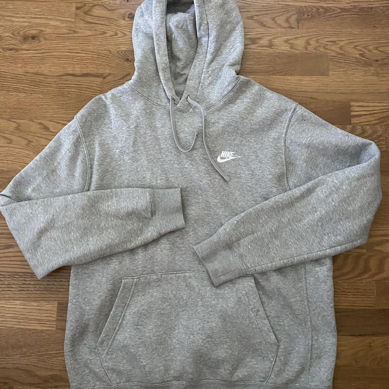 Nike Sportswear Club Fleece Hoodie Grey... - Depop