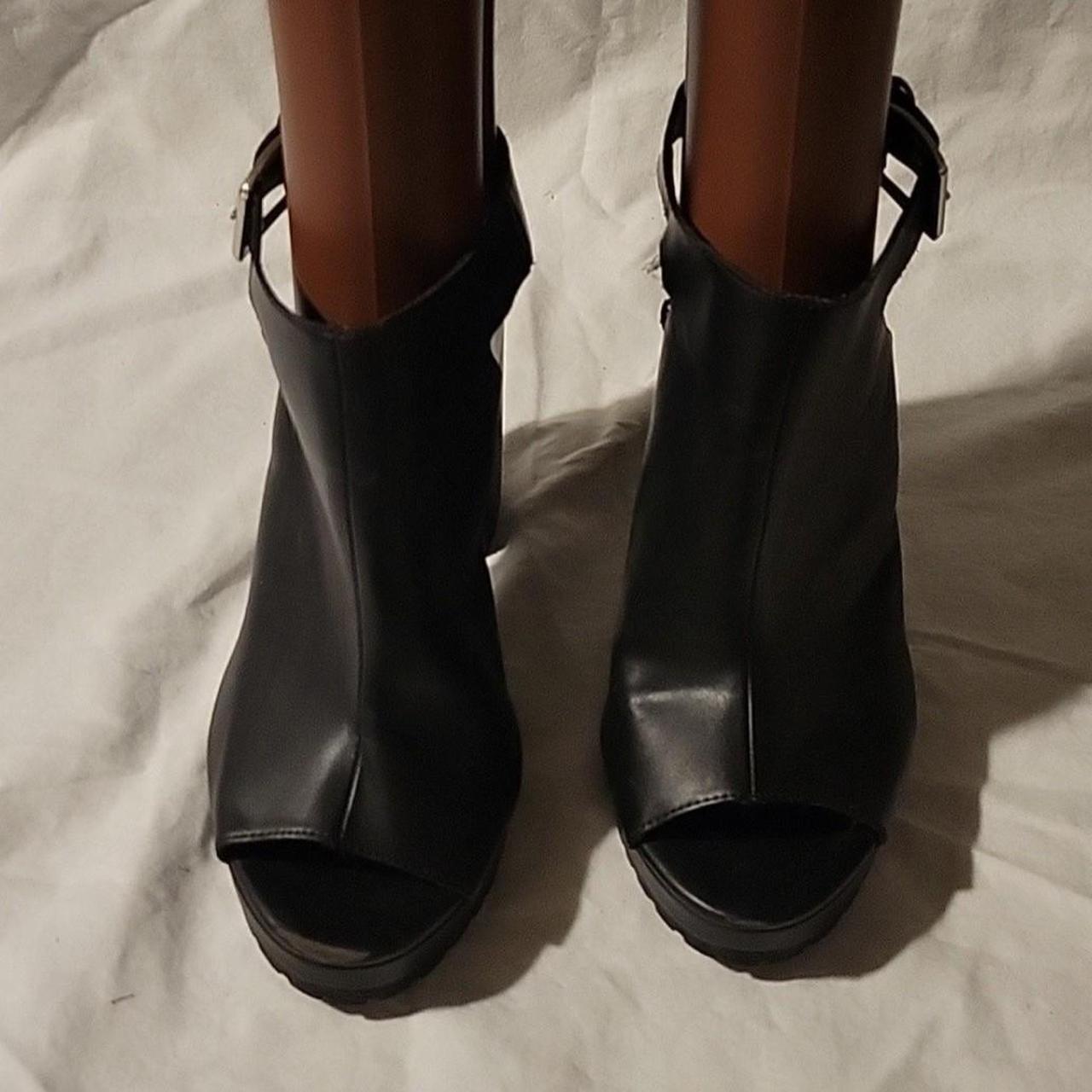 H&m peep best sale toe boots