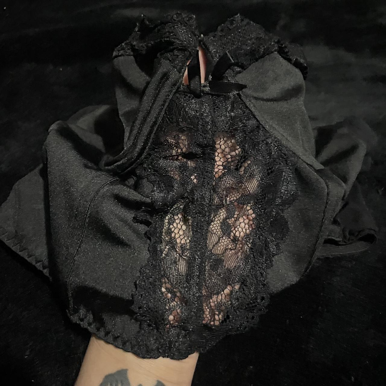 Conjunto lencería black lace – Doll Ink