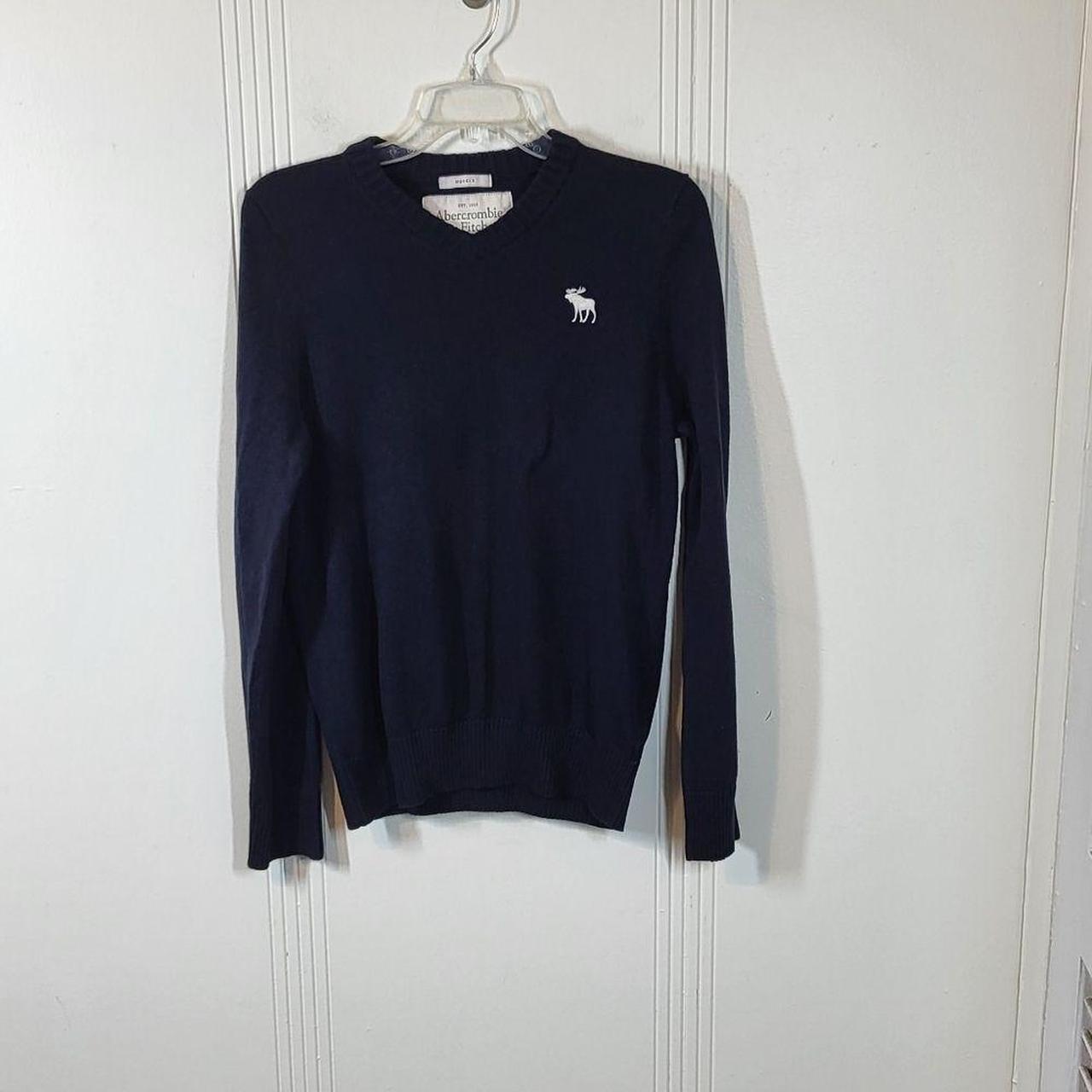 Abercrombie & Fitch Men's Black Jumper | Depop