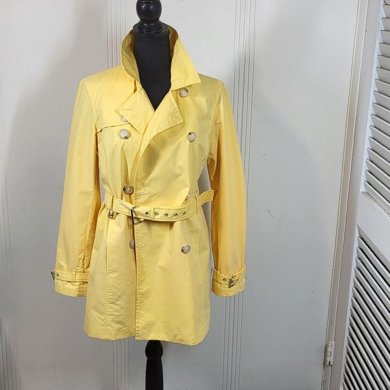 Michael Kors Women's Yellow Jacket | Depop