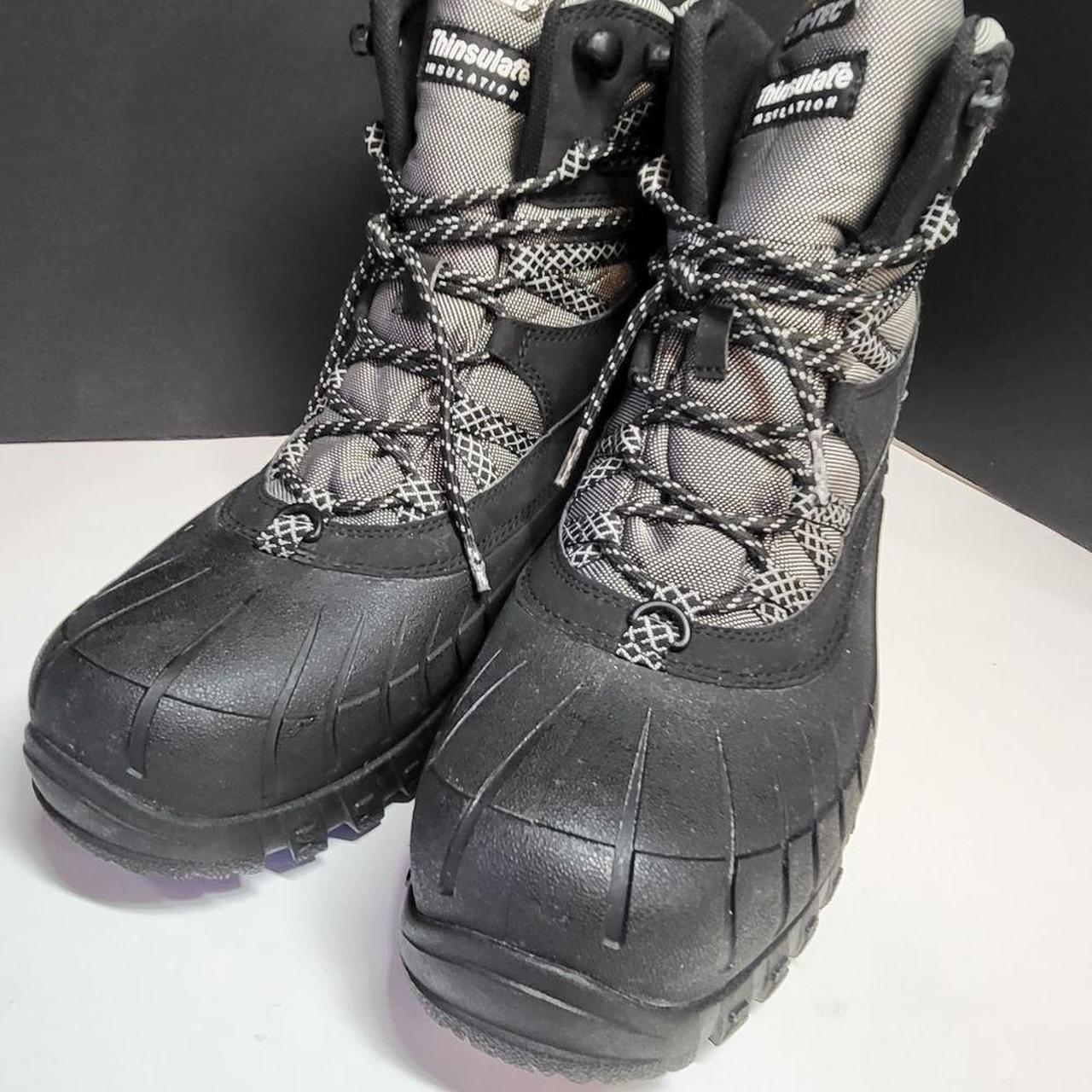 Hi-Tec Men's Black and Grey Boots (8)