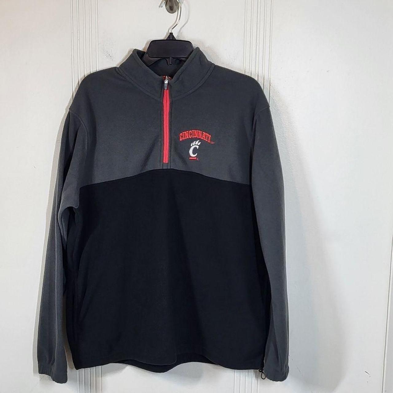 Cincinnati Bearcats men's black & gray fleece... - Depop