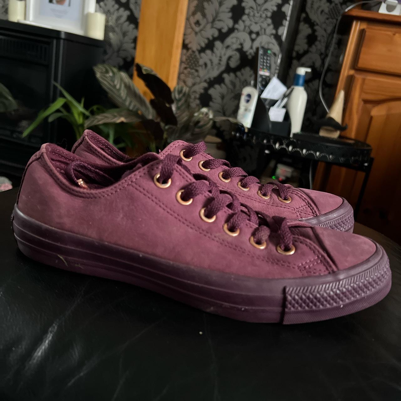 Dark sangria shop rose gold converse