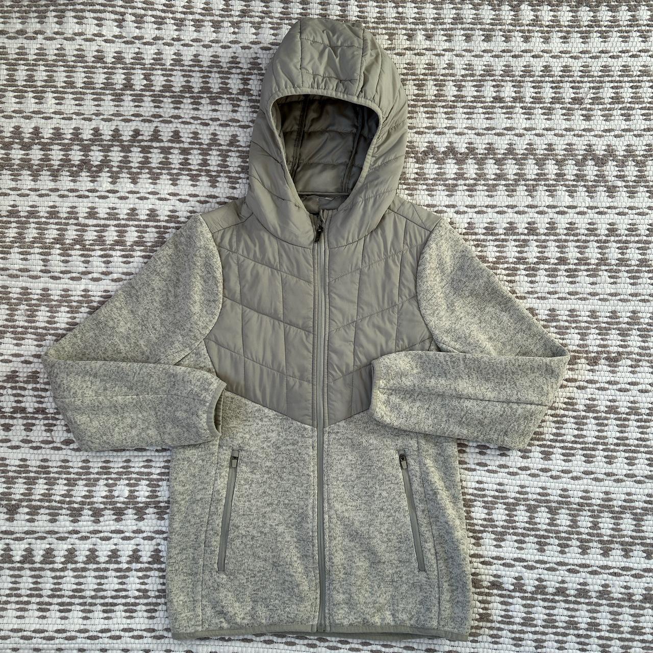 Kyodan Women's Gray Cowel Neck Athletic - Depop