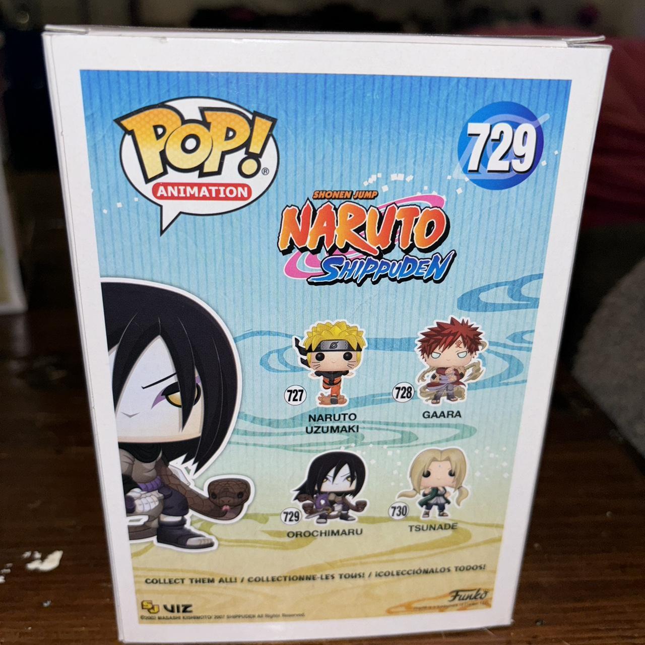 naruto shippuden gaara funko pop doll, comes with - Depop