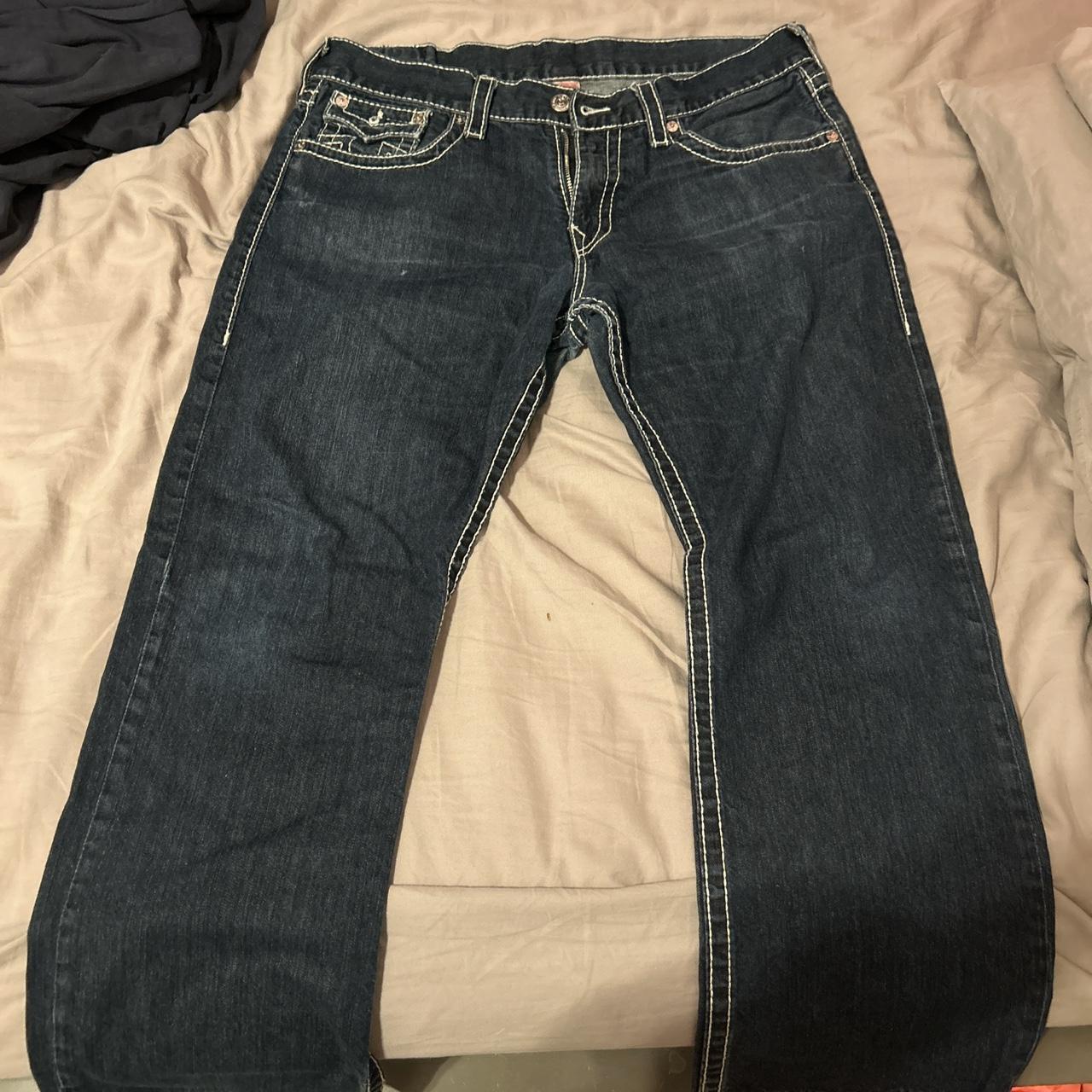 True religion jeans Used Thrifted Authentic - Depop