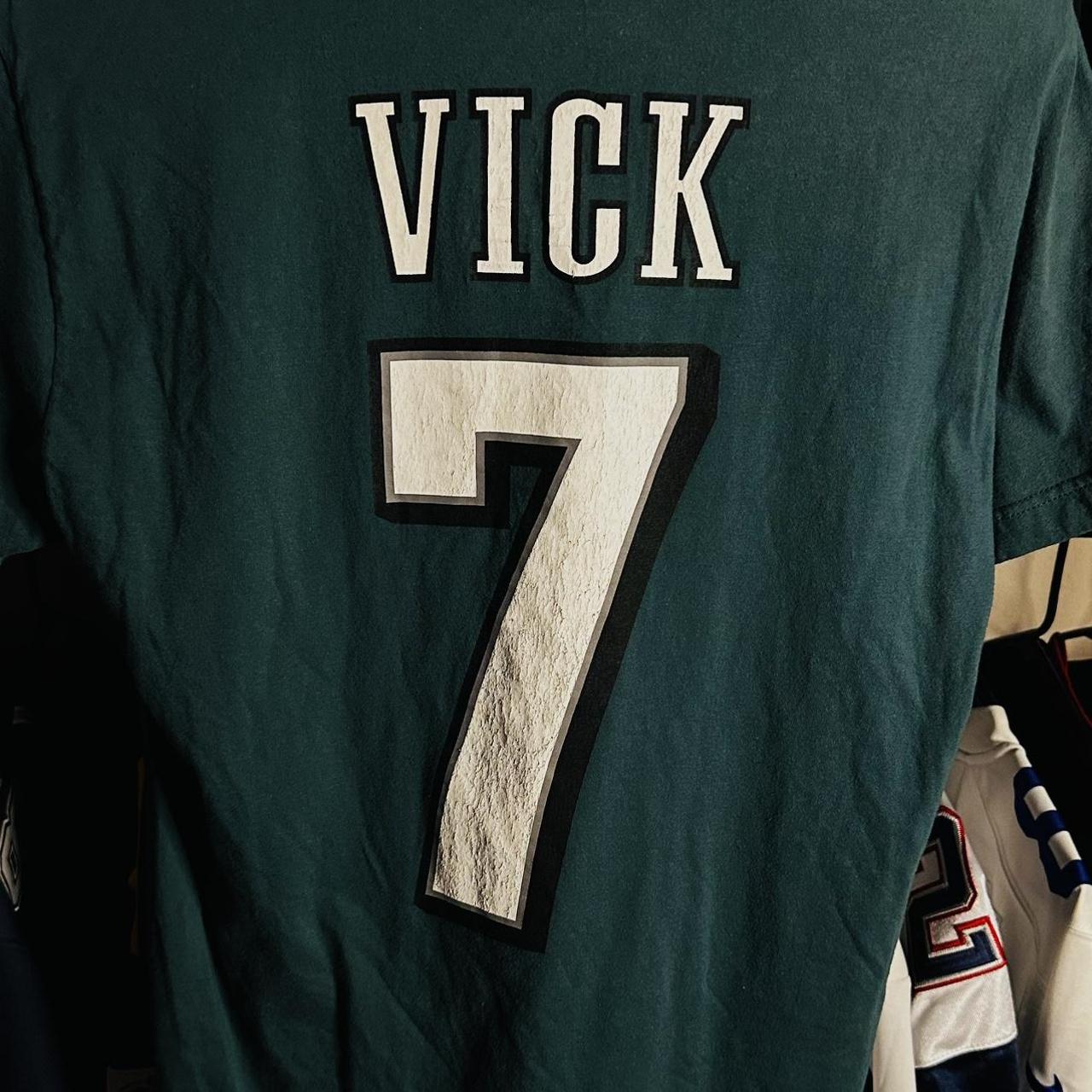 Men's Black & White Philadelphia Eagles Michael Vick - Depop