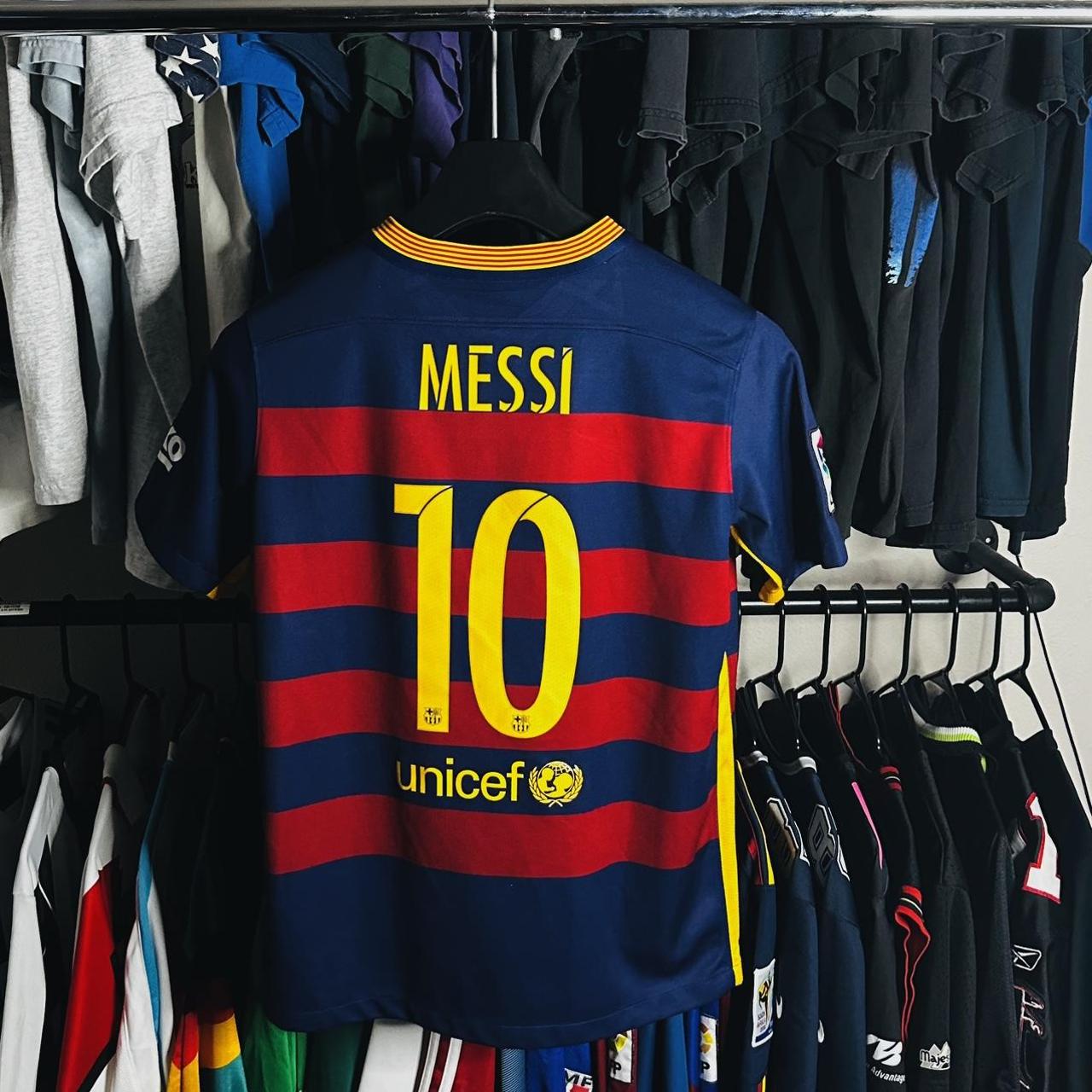 Messi 2015 2016 Barcelona Jersey Kids XL Adult - Depop