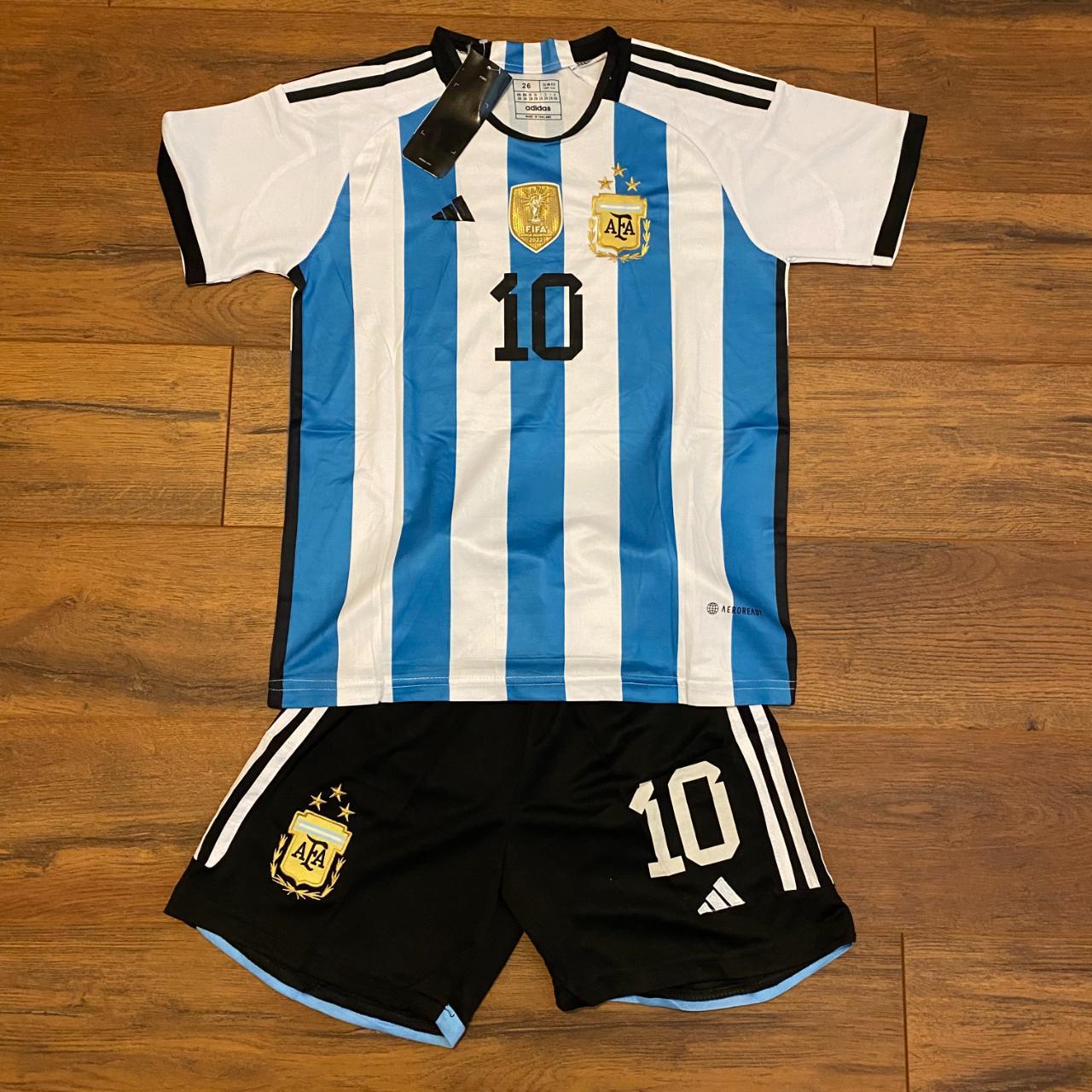 Argentina Messi World Cup 2022 Jersey World cup - Depop