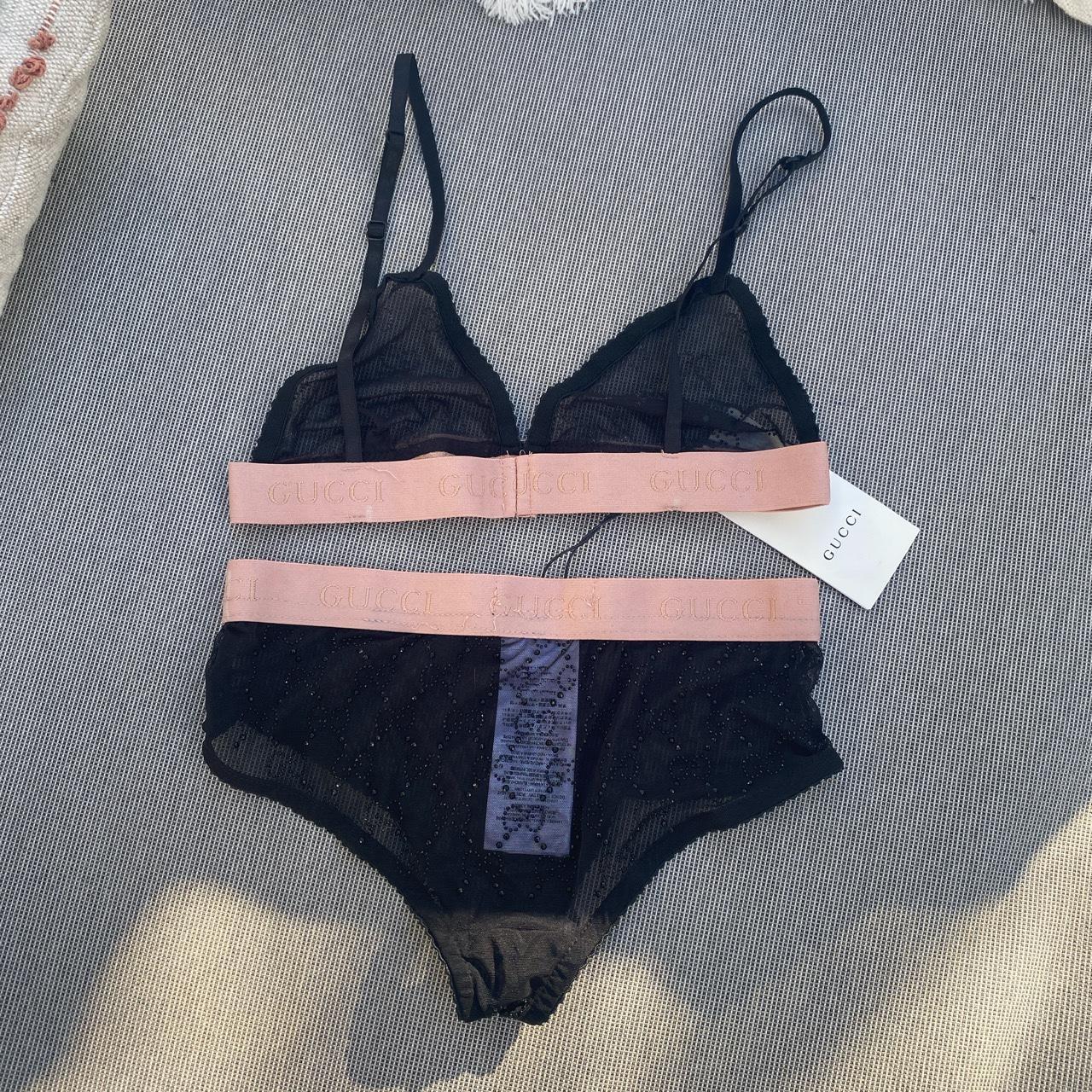 Sexy Rhinestones Bra & Panties Depop