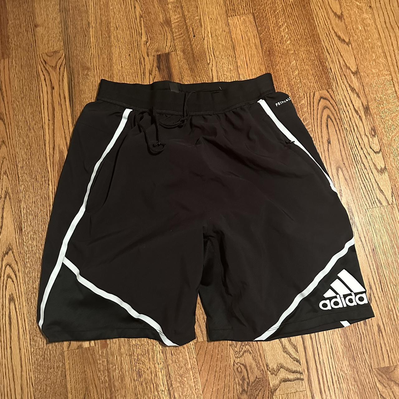 Adidas Black Running Shorts w/ pockets Great... Depop