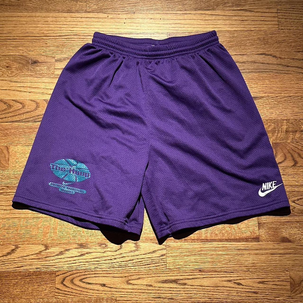 mens purple nike basketball shorts