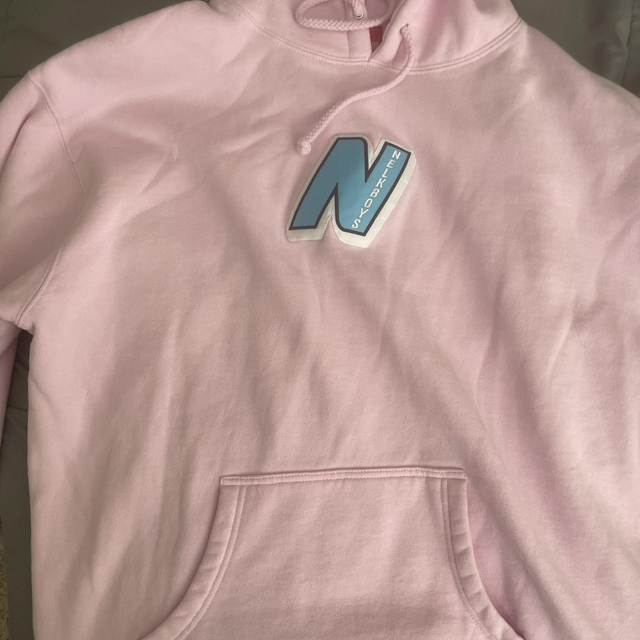 Pink nelk hoodie hotsell