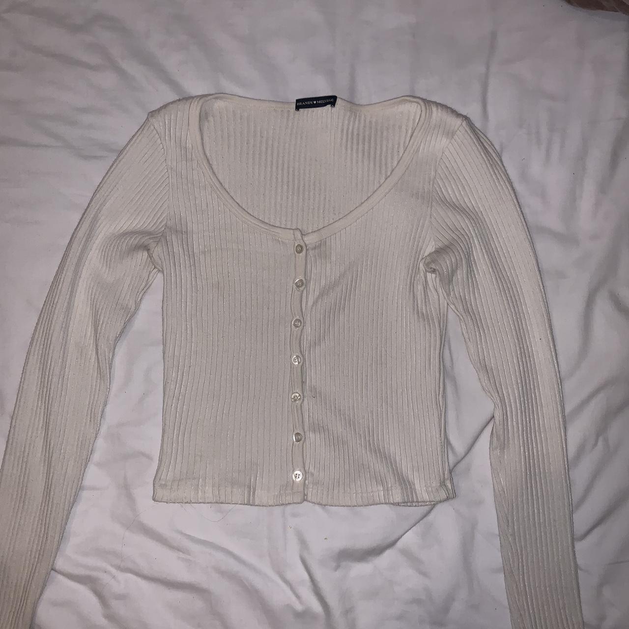 long sleeve brandy melville zelly top selling as a... Depop
