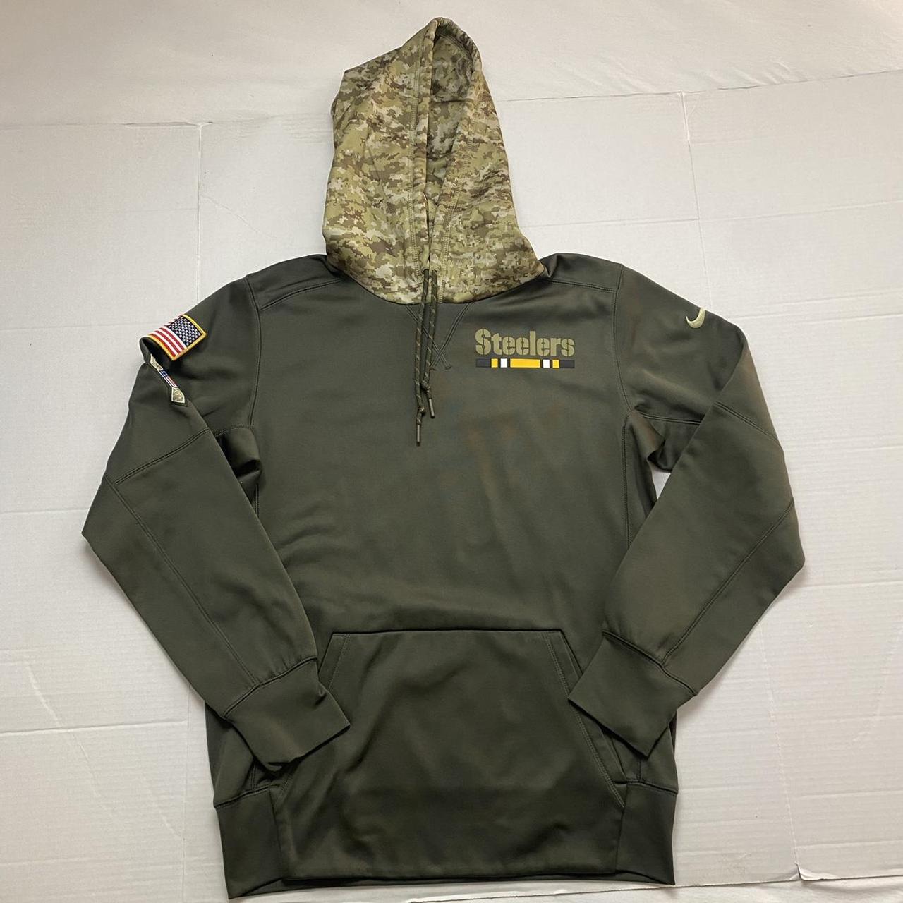 Steelers salute to 2024 service men's hoodie