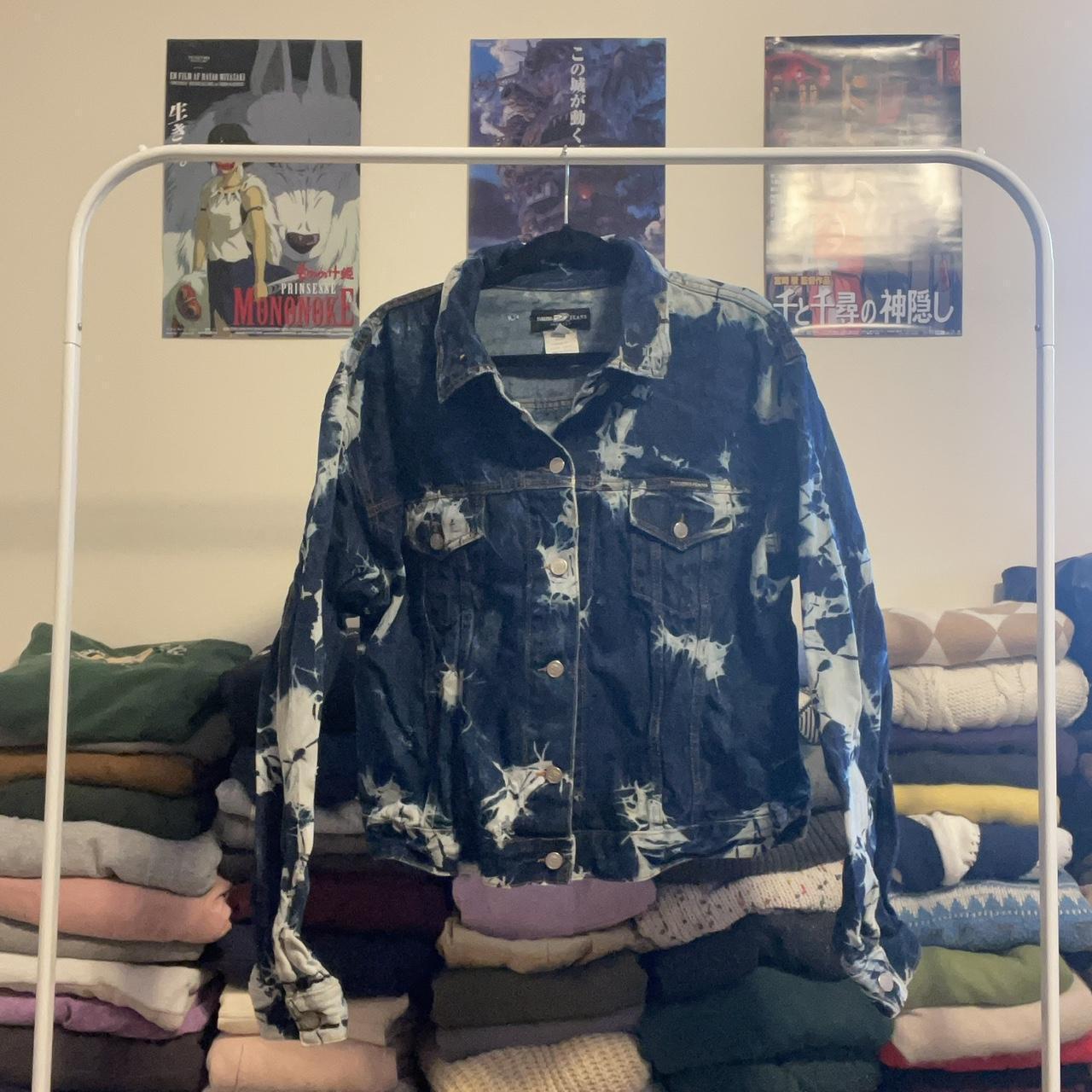 Tie Dye Denim Jacket | boohooMAN USA