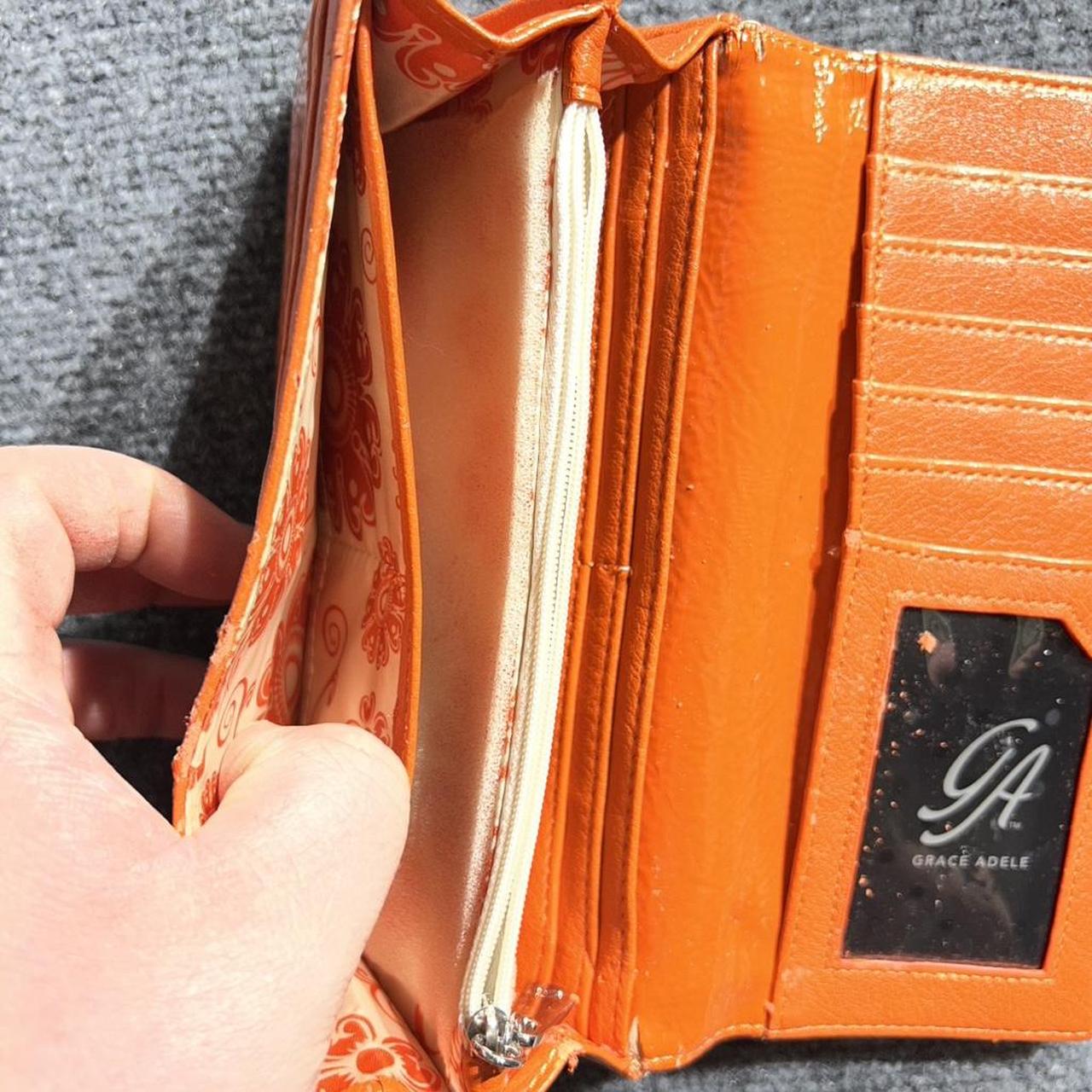 Women's Wallets - Orange – Grace Adele Orange and… - image 8