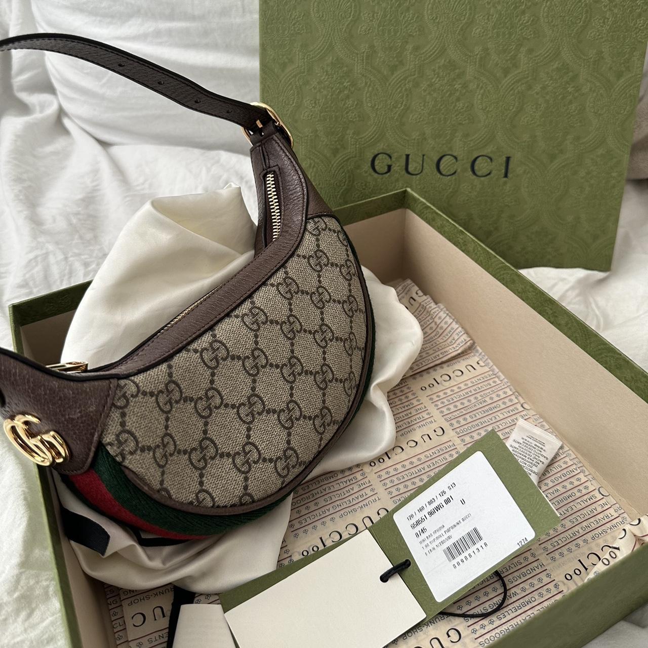 Gucci Black Leather Croisette Bamboo Evening Bag - - Depop