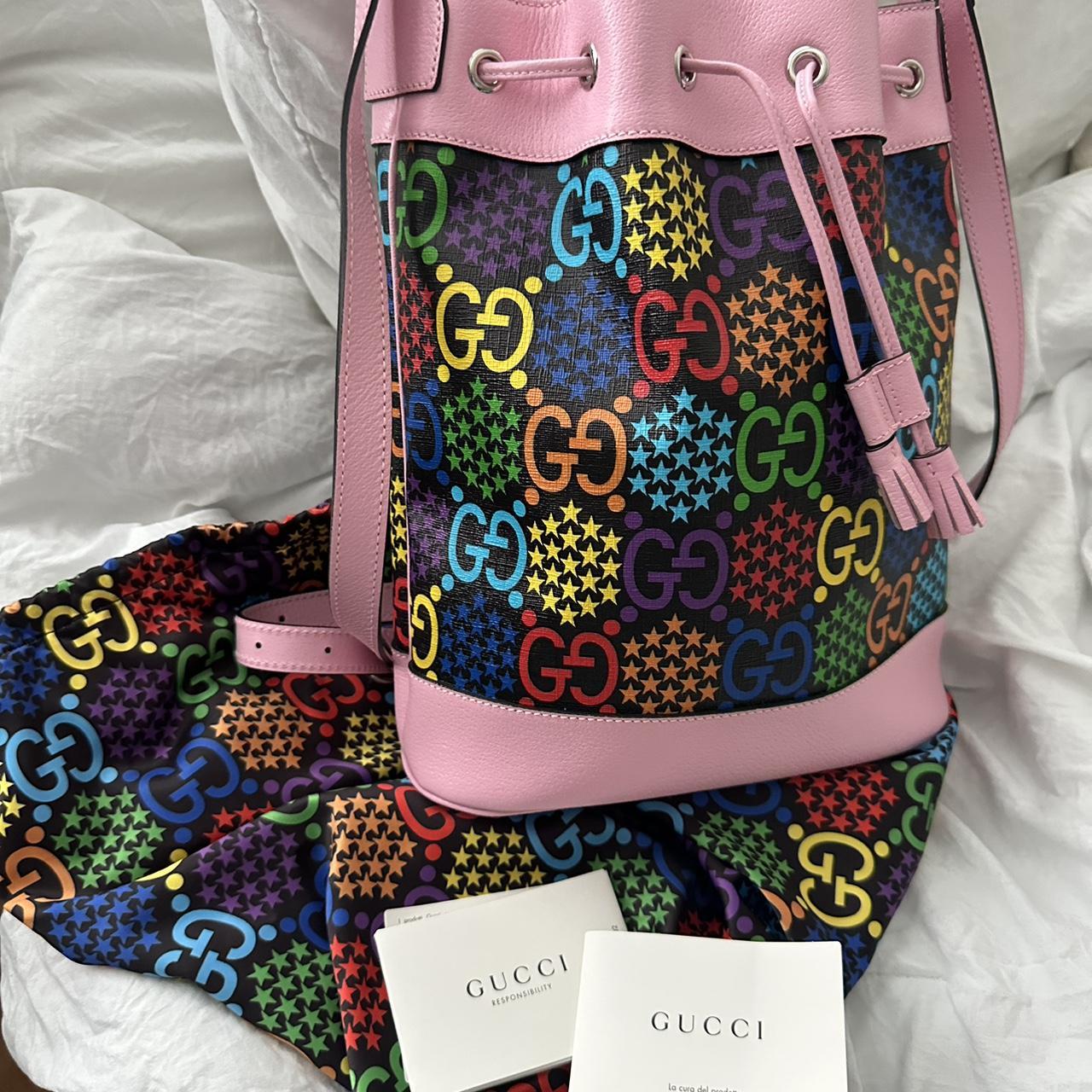 Gucci psychedelic best sale bucket bag