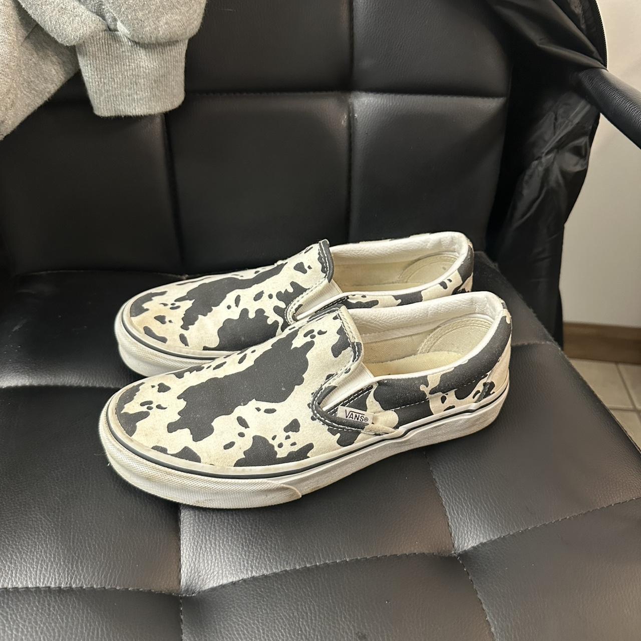 Vans Women's Slides - Multi - US 7 – Custom cow p… - image 1