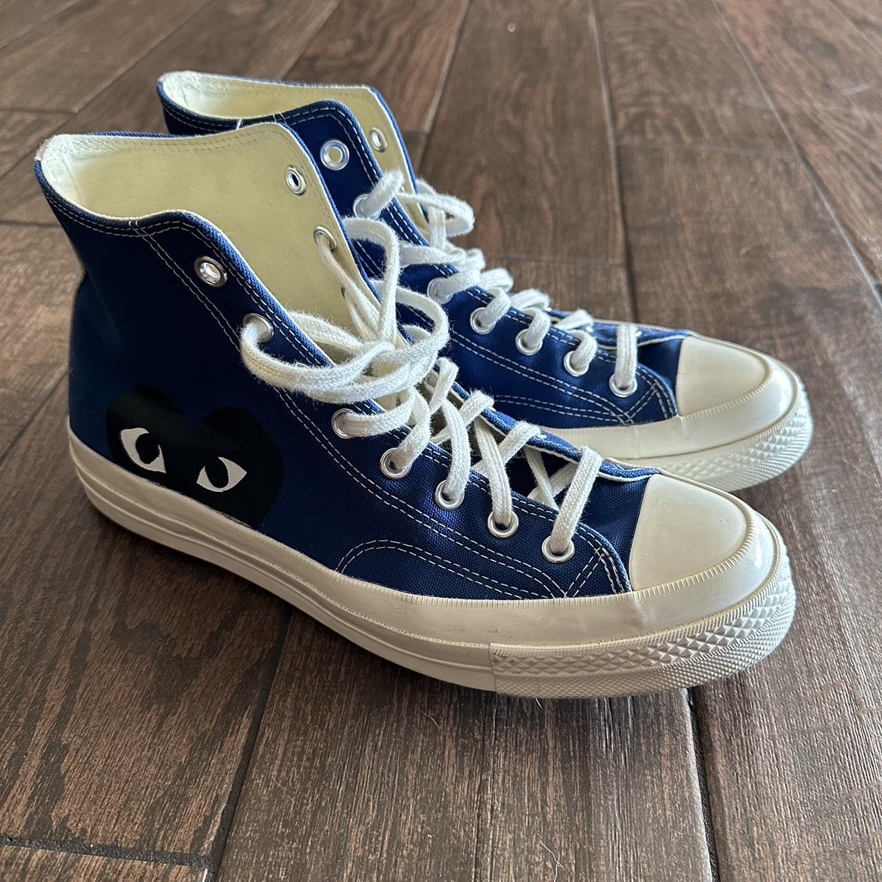 Converse Comme des Garçons Play x chuck Size 10 - Depop