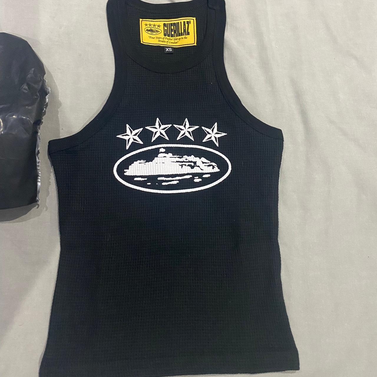 Cortiez Guerillaz Tank Top Black And White Brand Depop